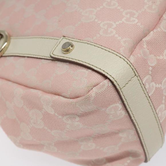 GUCCI GG Canvas Tote Bag Gold Pink 130736 Auth EC310 - Picture 16 of 16